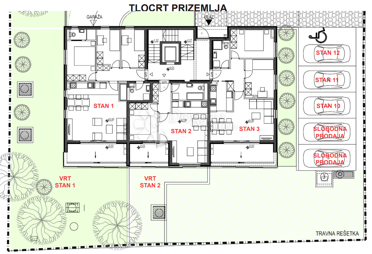 Allogio Vidikovac, Zadar, 102,87m2