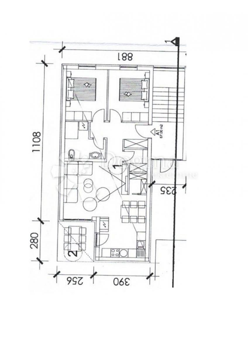 Allogio Valbandon, Fažana, 67m2