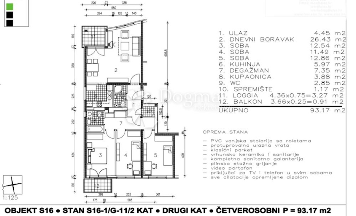 Allogio Sesvetski Kraljevec, Sesvete, 93,17m2