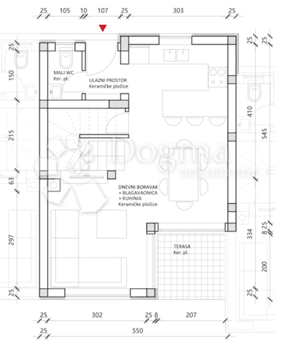 Allogio Privlaka, 91,17m2