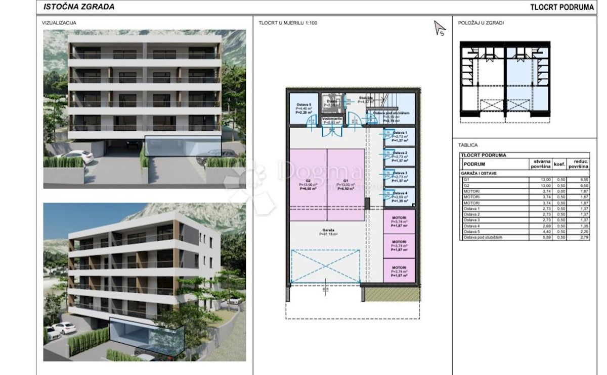 Allogio Makarska, 51,63m2