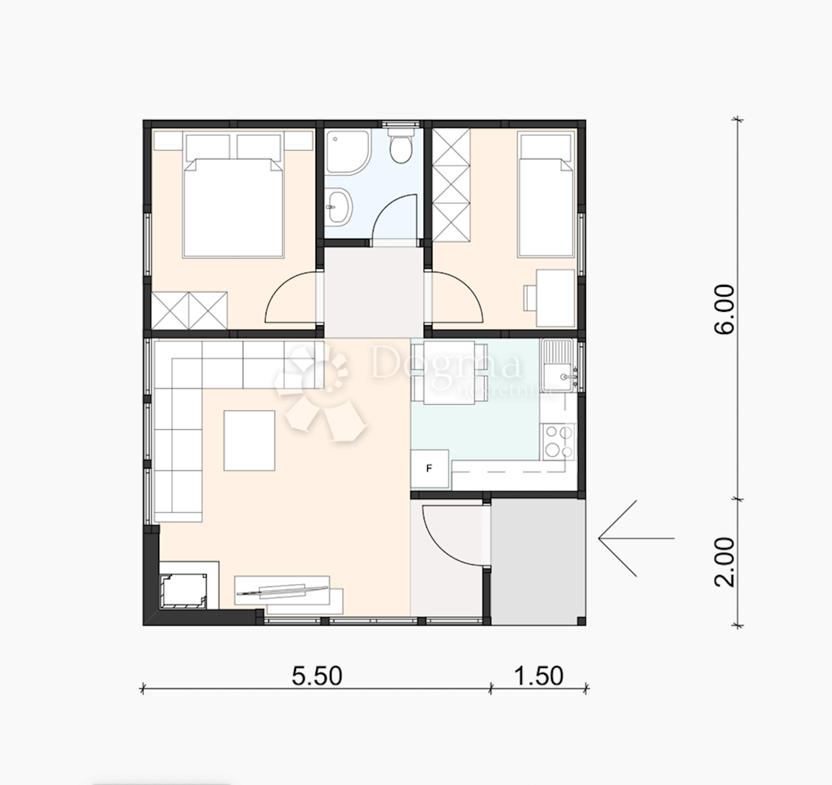 Terreno Zelin Mrzlovodički, Lokve, 1.500m2