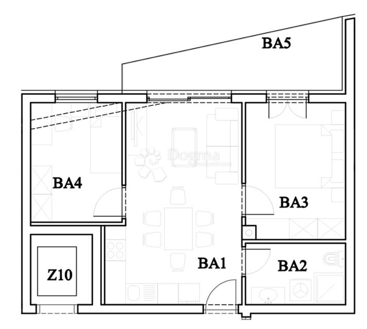 Allogio Štinjan, Pula, 49,28m2