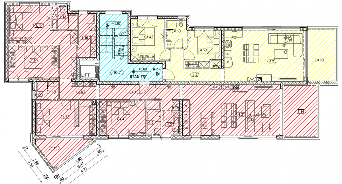 Allogio Opatija, 156,85m2