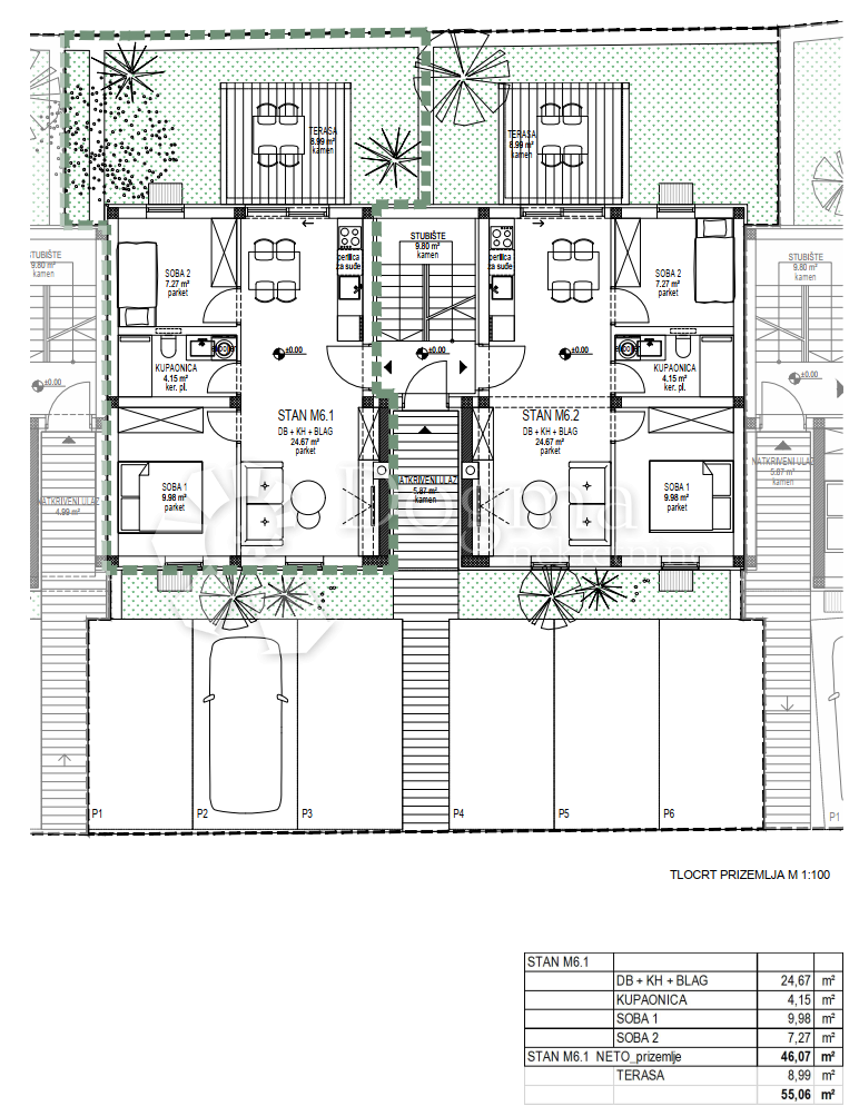 Appartamento Cres, 45,69m2