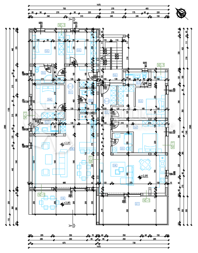 Allogio Srima, Vodice, 126,22m2