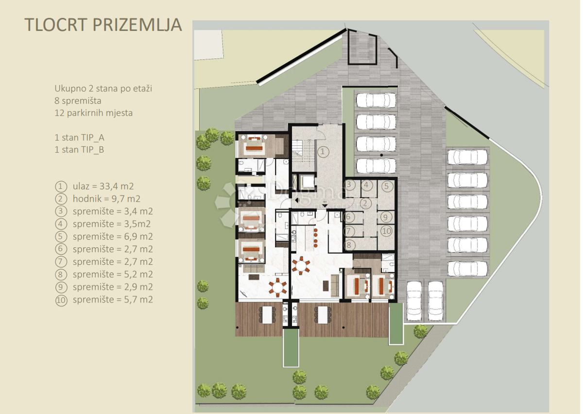 Allogio Novigrad, 90.90 m2