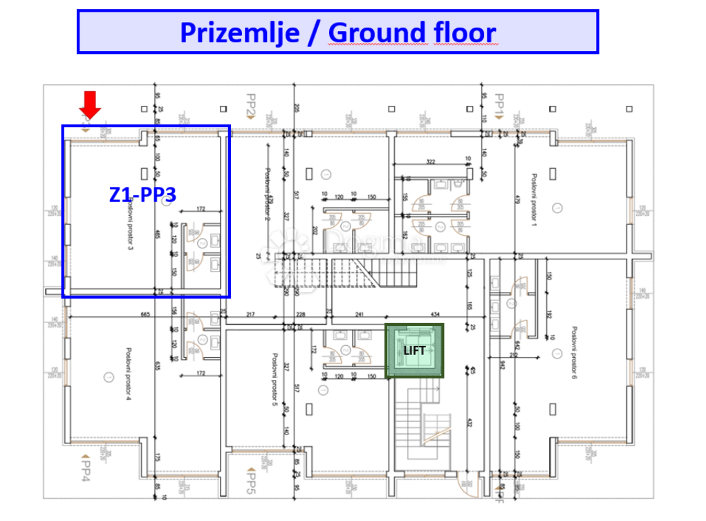 Z1/PP3 SPAZIO COMMERCIALE ALL'INTERNO DI UN NUOVO COMPLESSO RESIDENZIALE - OTTIMO!