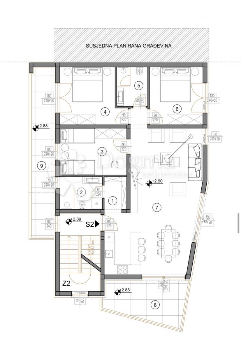 Allogio Medulin, 76,82m2