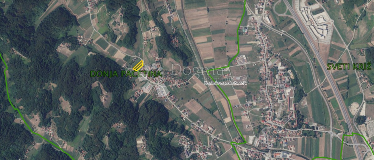 Terreno Donja Pačetina, Sveti Križ Začretje, 4.011m2