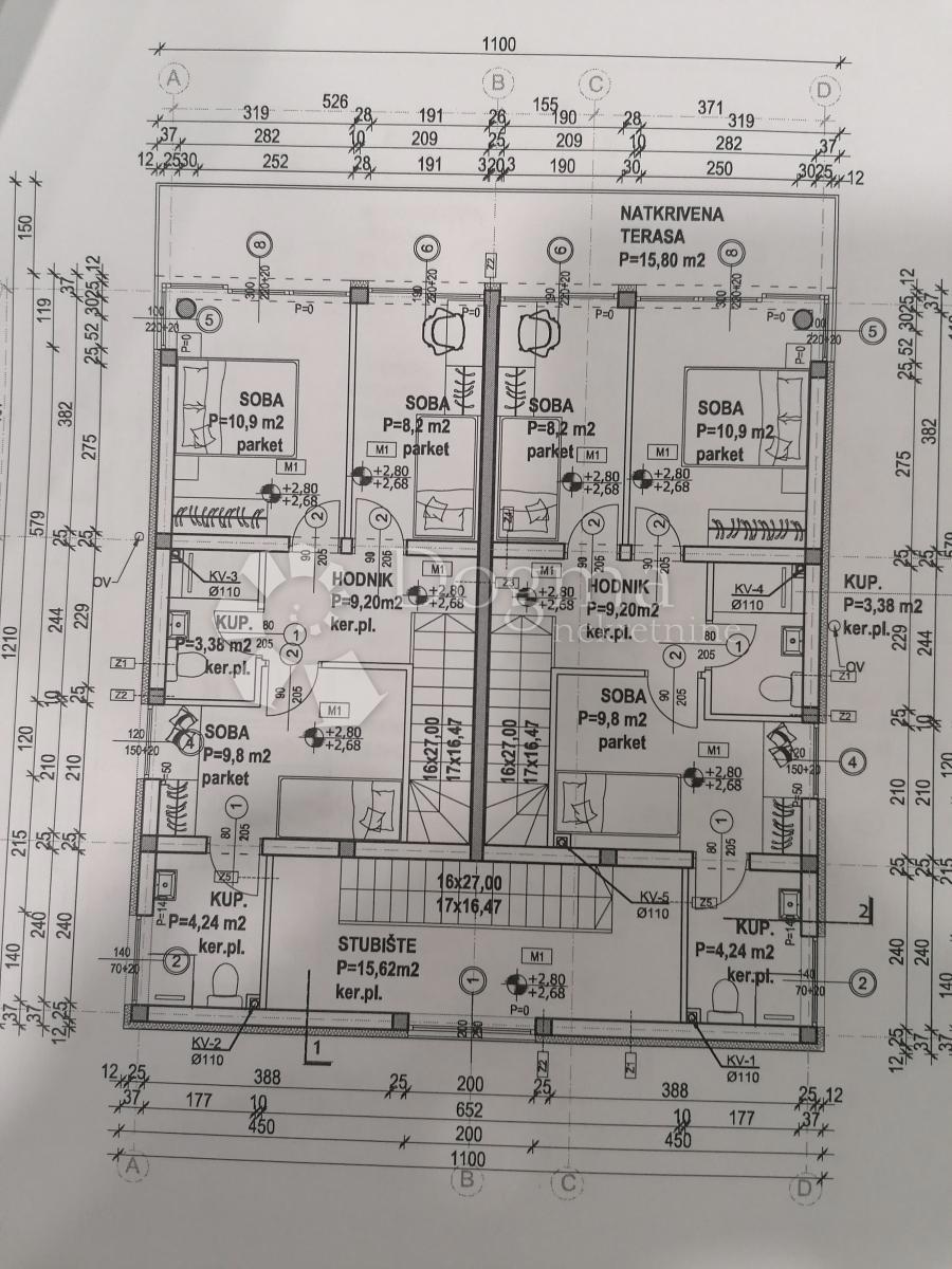 Appartamento Bogovići, Malinska-Dubašnica, 120m2