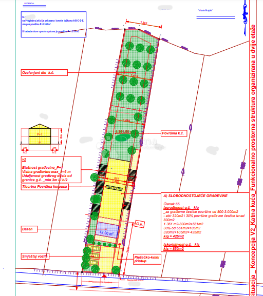 Terreno Labin, 1.380m2