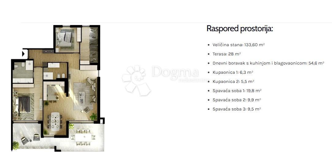 Allogio Umag, 63,60m2