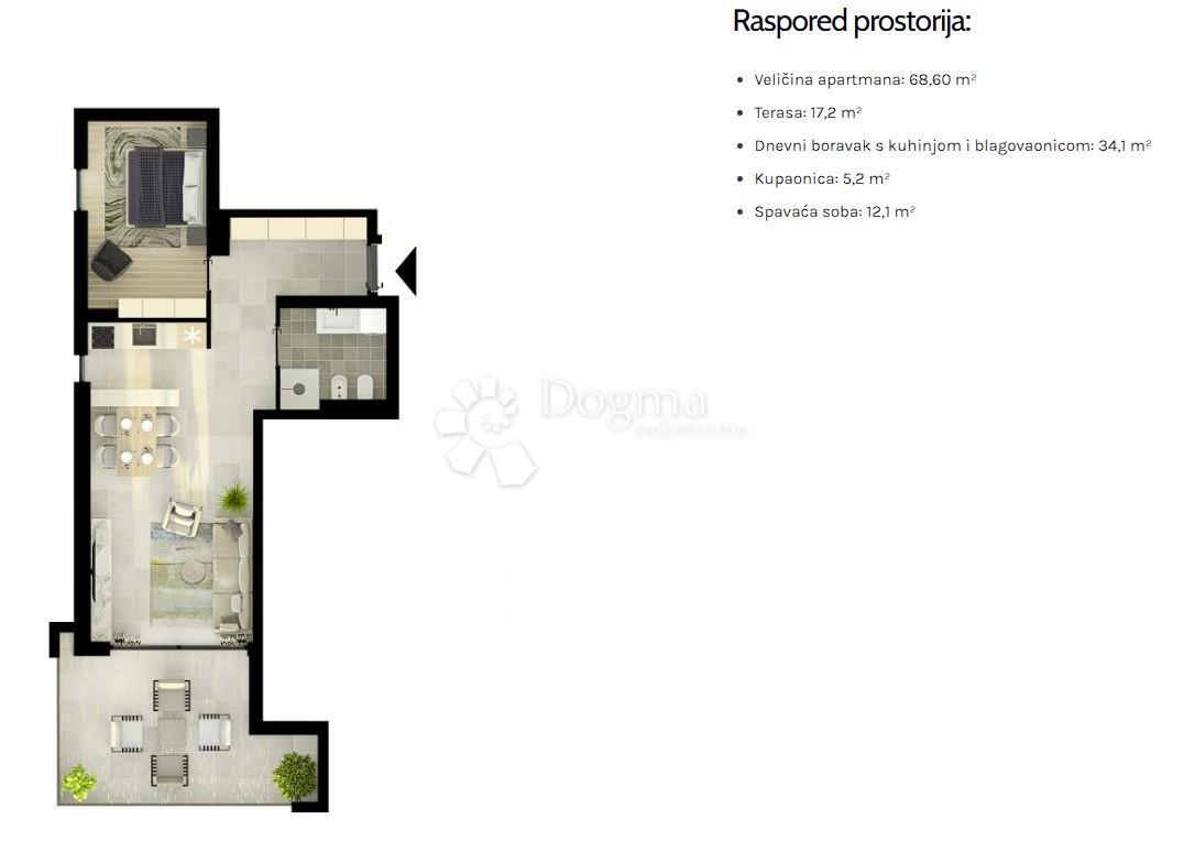 Allogio Umag, 63,60m2