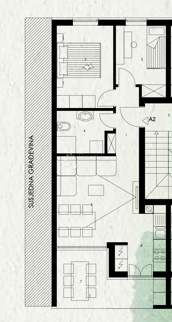Allogio Valmade, Pula, 53,90m2
