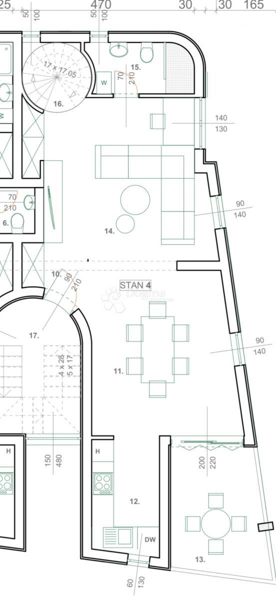 Allogio Kožino, Zadar - Okolica, 101,16m2