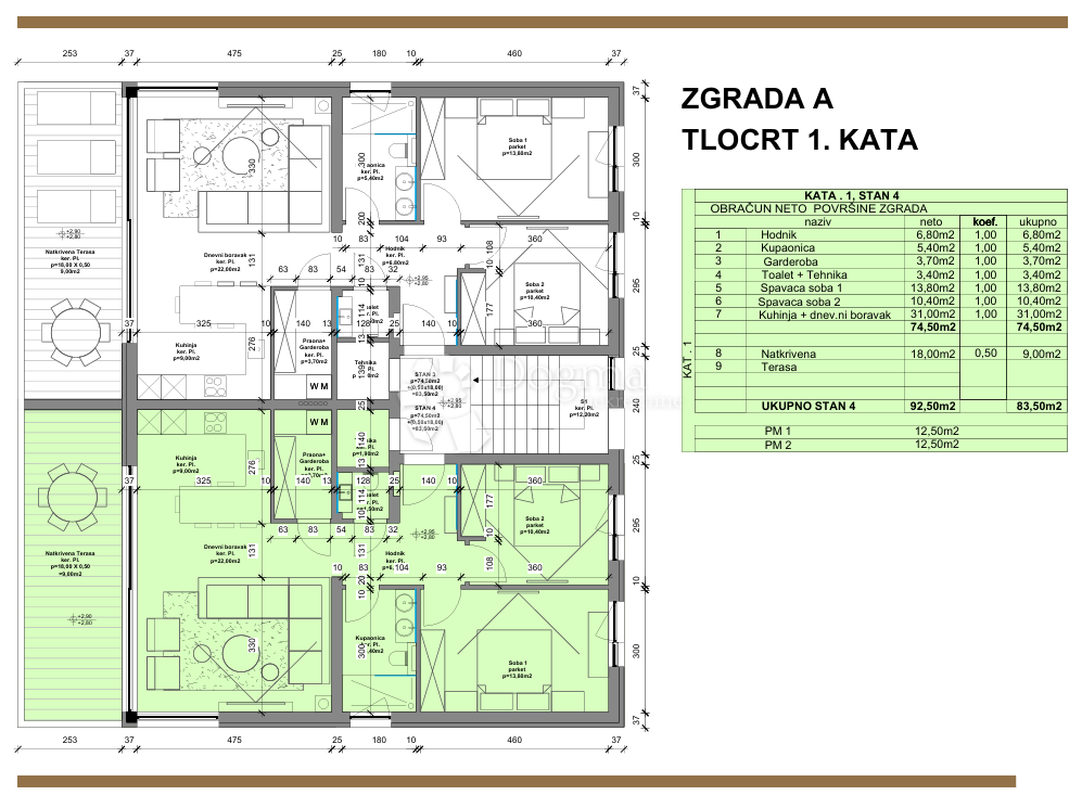 Allogio Poreč, 92,50m2