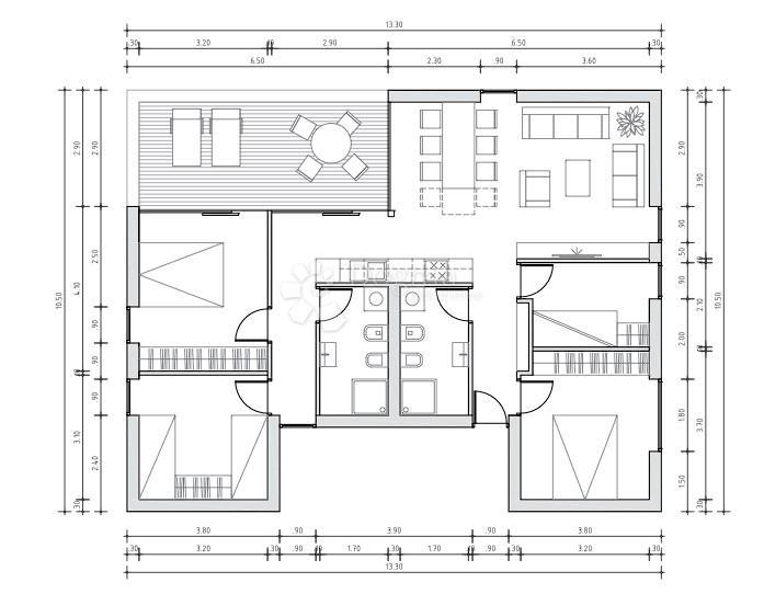 Appartamento Karigador, Brtonigla, 80,55m2