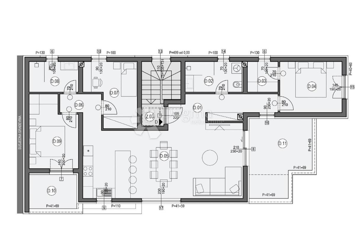Allogio Valmade, Pula, 50,91m2