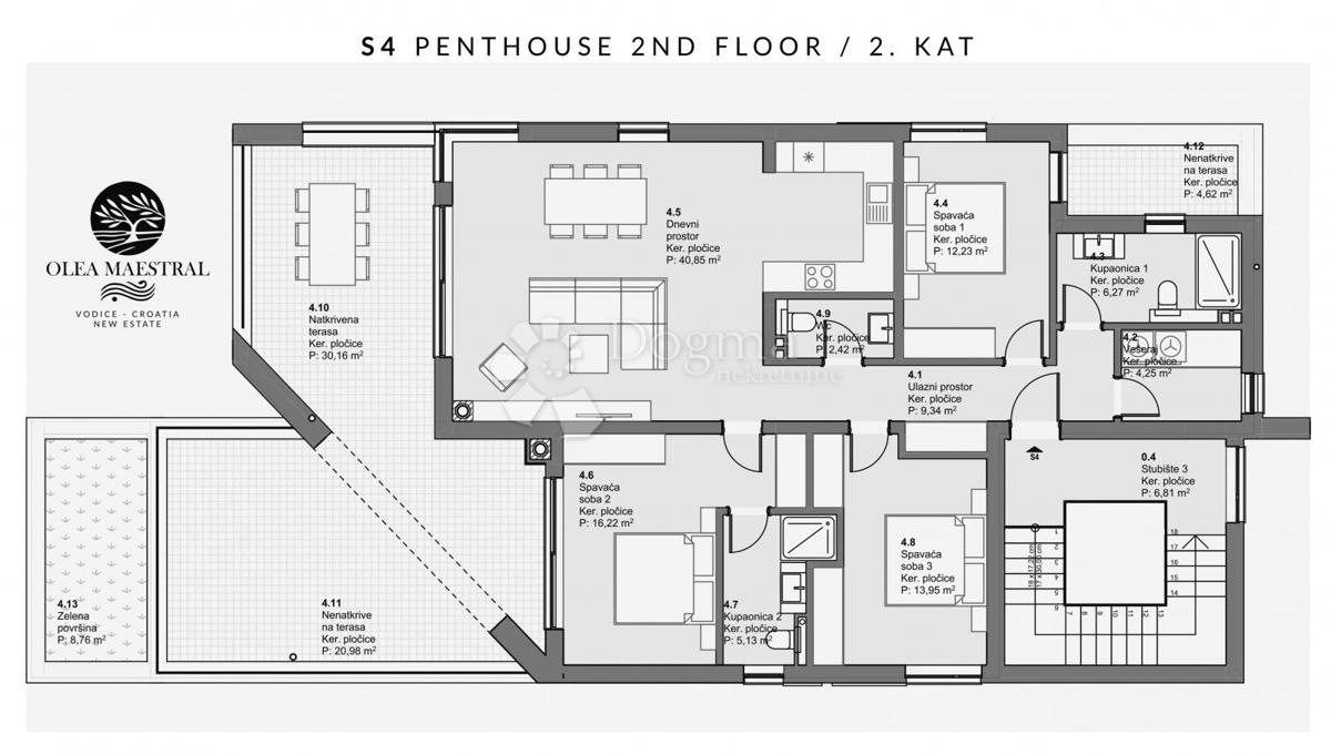 Allogio Vodice, 146,25m2