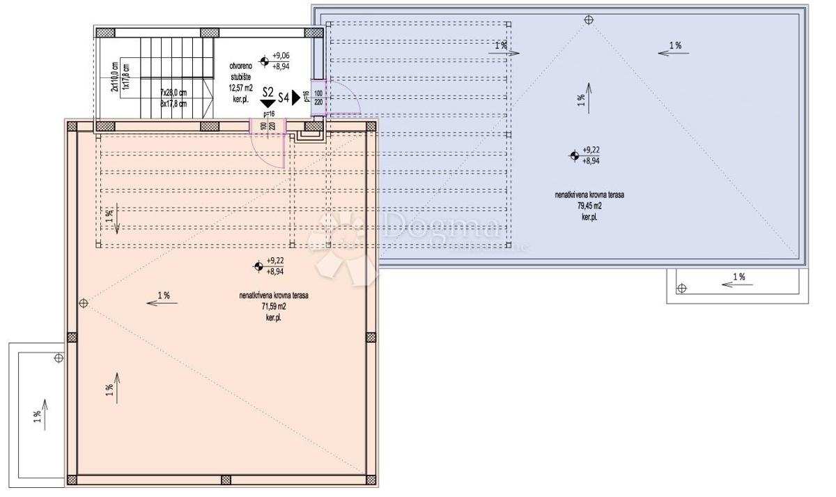 Allogio Petrčane, Zadar - Okolica, 92,41m2