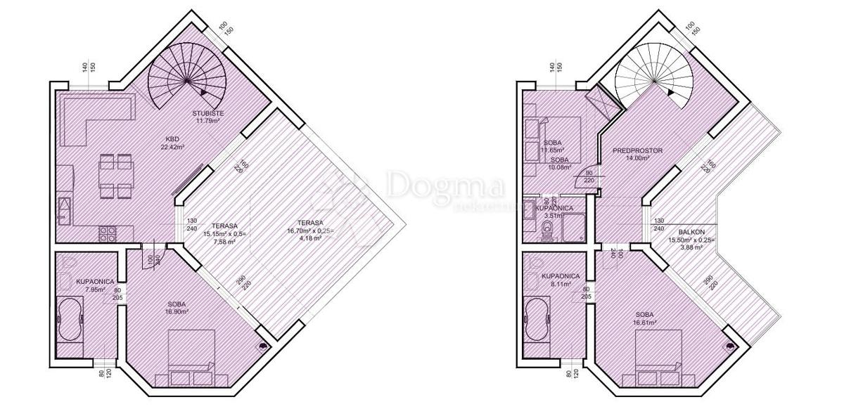 Allogio Pakoštane, 46,28m2