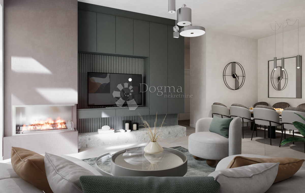 Moderna Villa a Piano Terra con Piscina e Vista Mare