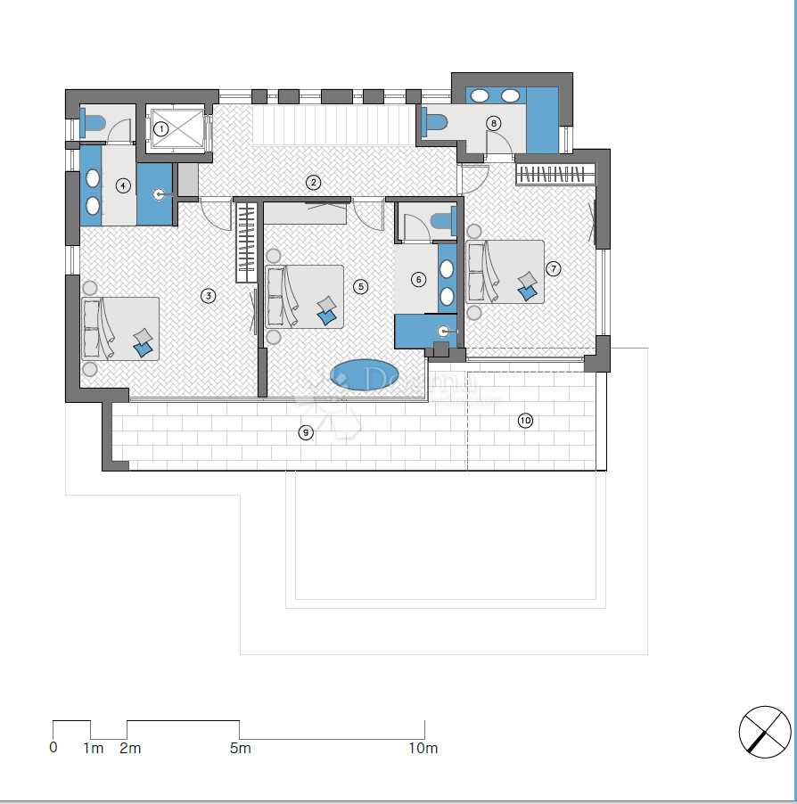 ESCLUSIVO! Terreno edificabile con permesso e progetto VILA -M-