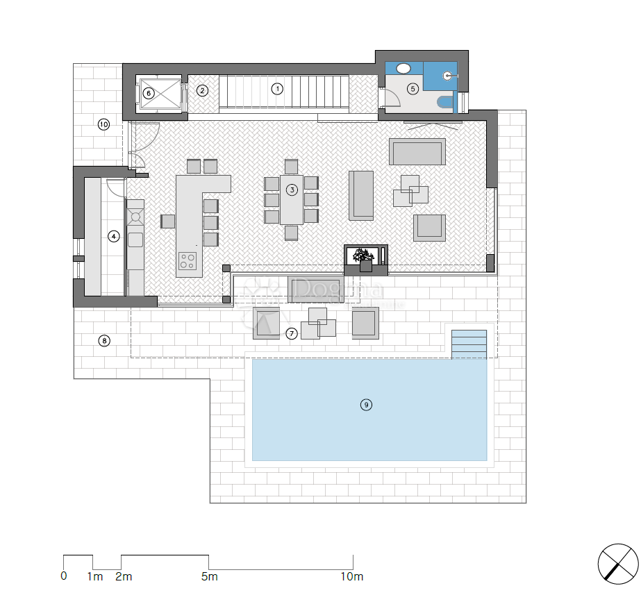 ESCLUSIVO! Terreno edificabile con permesso e progetto VILA -M-