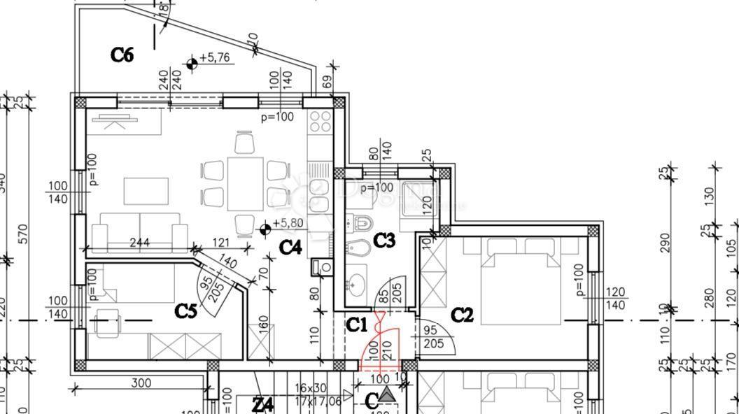 Allogio Valdebek, Pula, 55,70m2