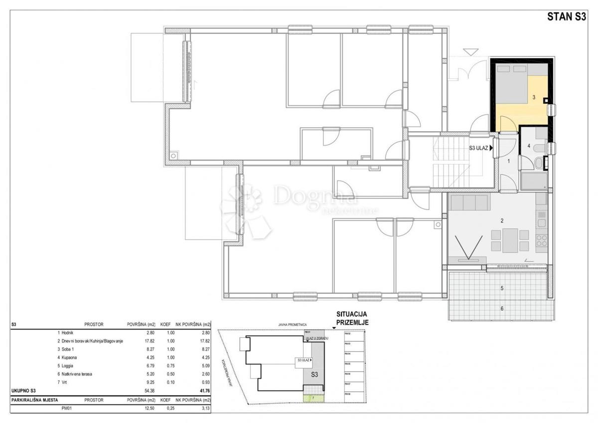 Allogio Mandre, Kolan, 89m2