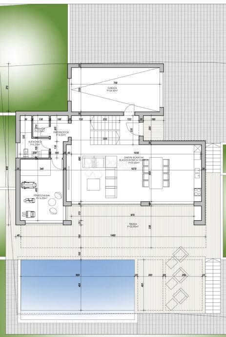 Terreno edificabile Maslenica, Jasenice, 688m2