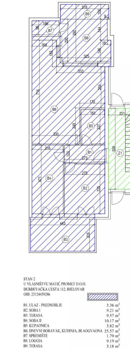 Allogio Novalja, 70m2