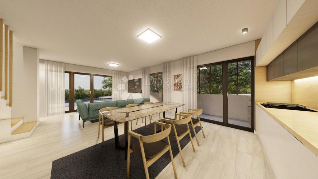 VILLA BIFAMILIARE MODERNA CON PISCINA – A 400 M DAL MARE