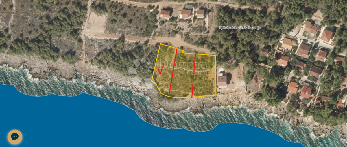 Terreno edificabile Ivan Dolac, Jelsa, 1.334m2