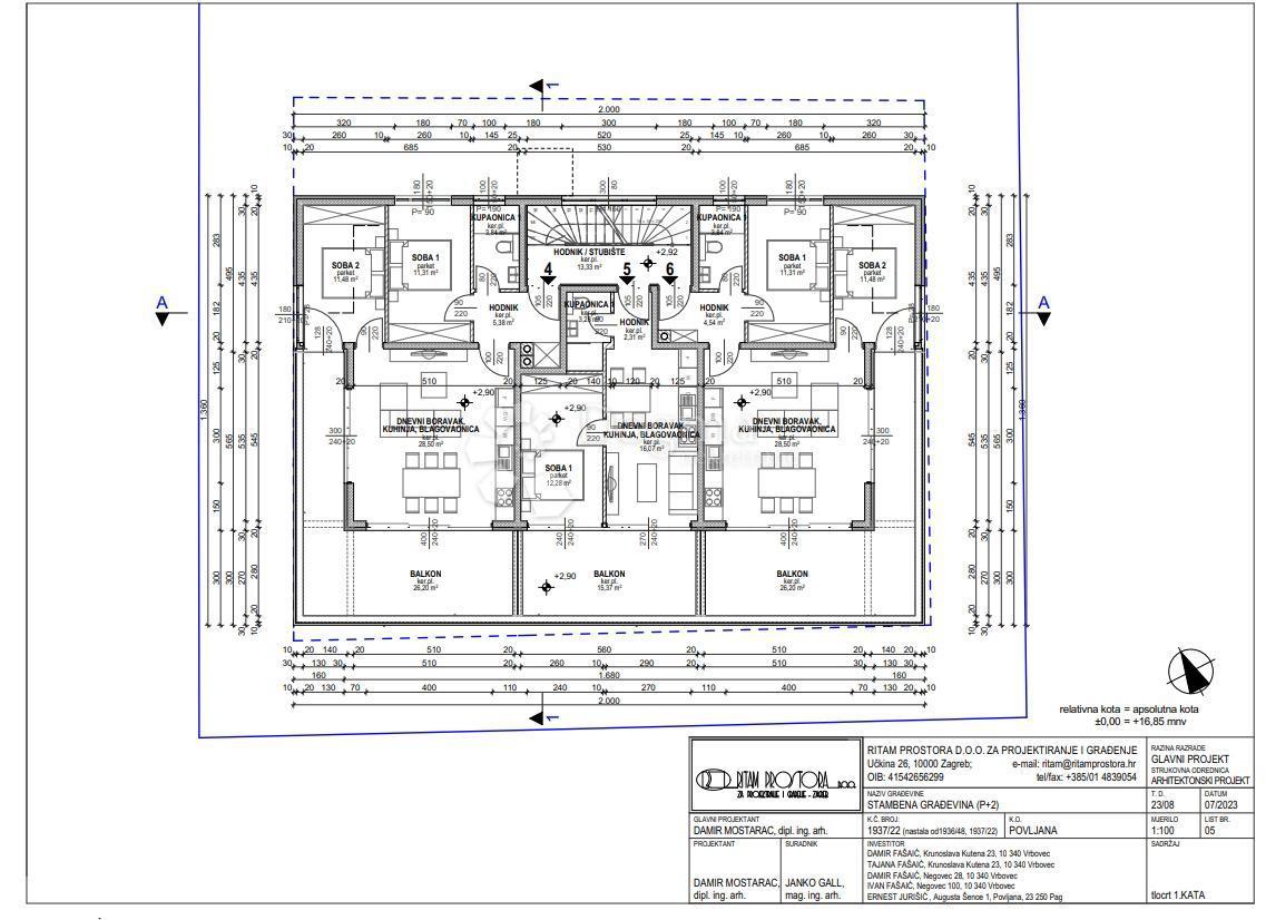 Allogio Povljana, 44m2