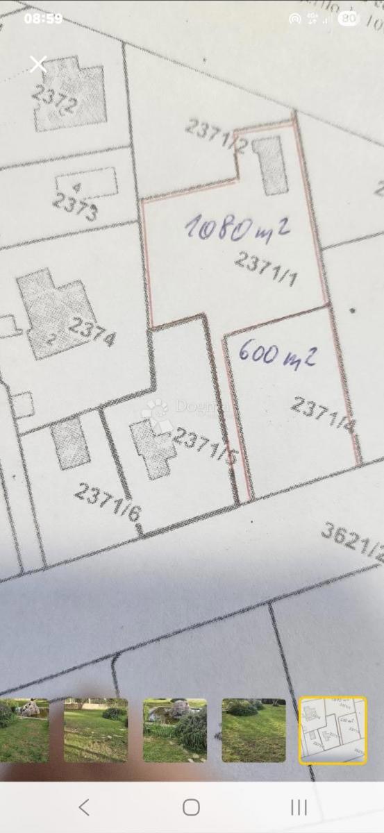 Terreno edificabile Murvica, Poličnik, 600m2