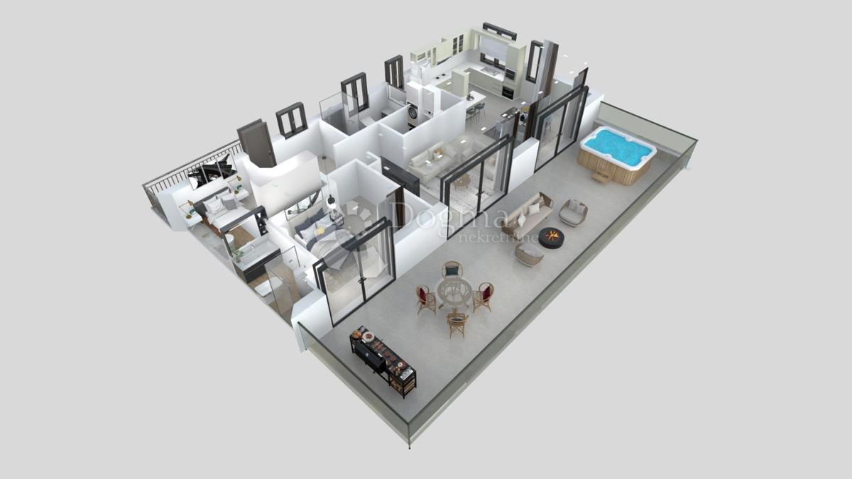 Appartamento Banjol, Rab, 57m2