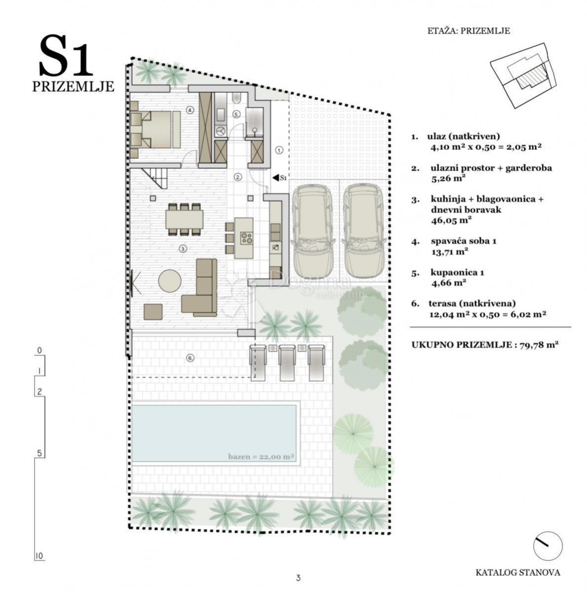 Allogio Vodice, 204,04m2