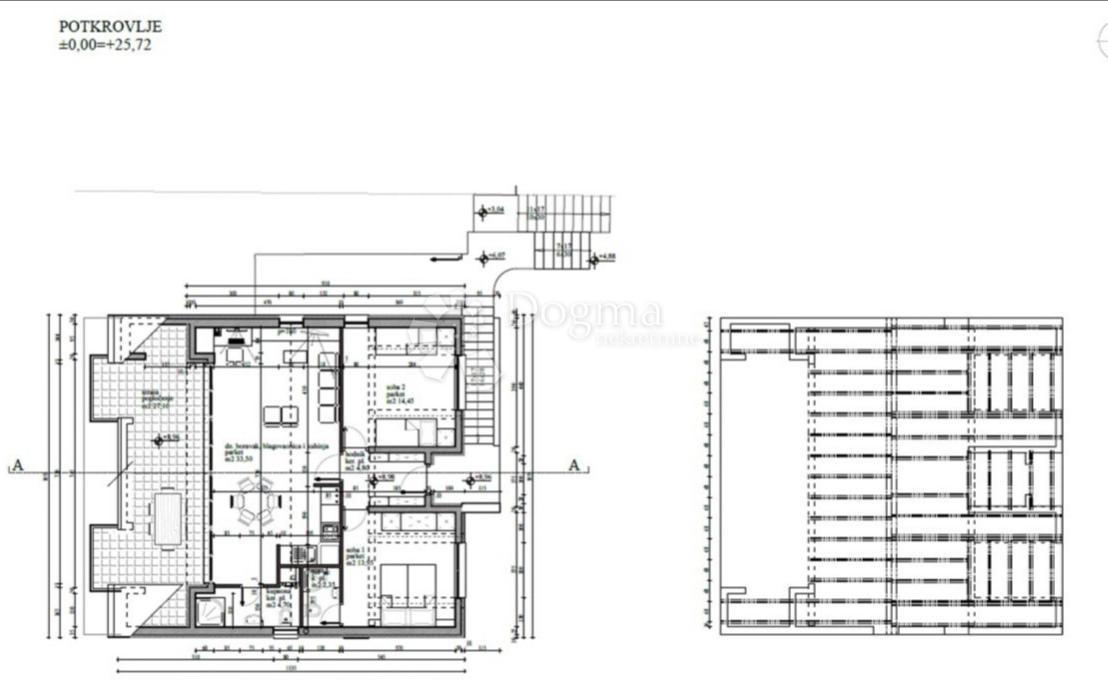 Allogio Čiovo, Trogir, 85,10m2