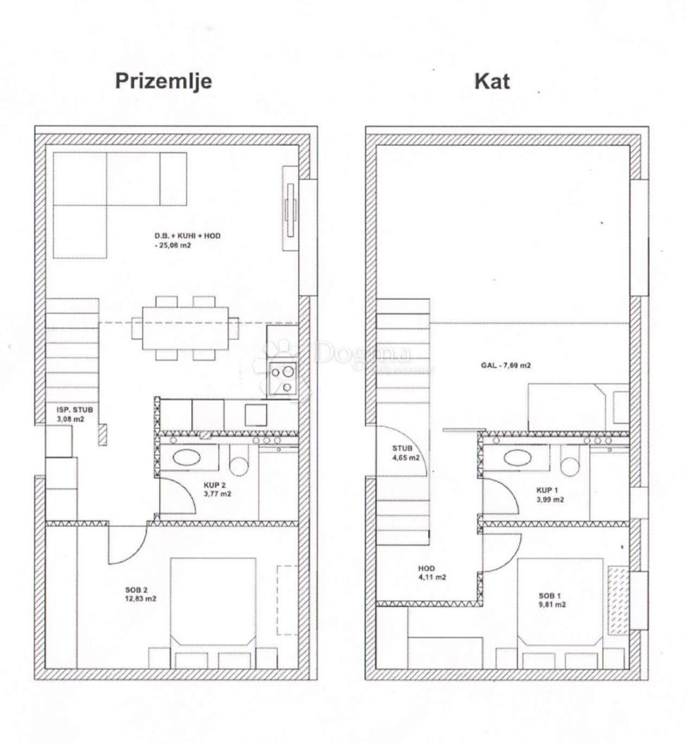 Allogio Retkovec, Donja Dubrava, 80,64m2