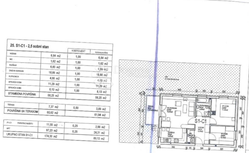 Allogio Resnik, Peščenica - Žitnjak, 58,25m2
