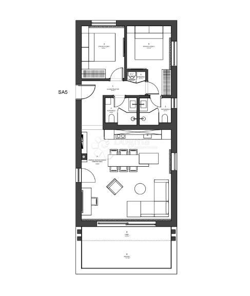 Allogio Zaton, Nin, 122,47m2