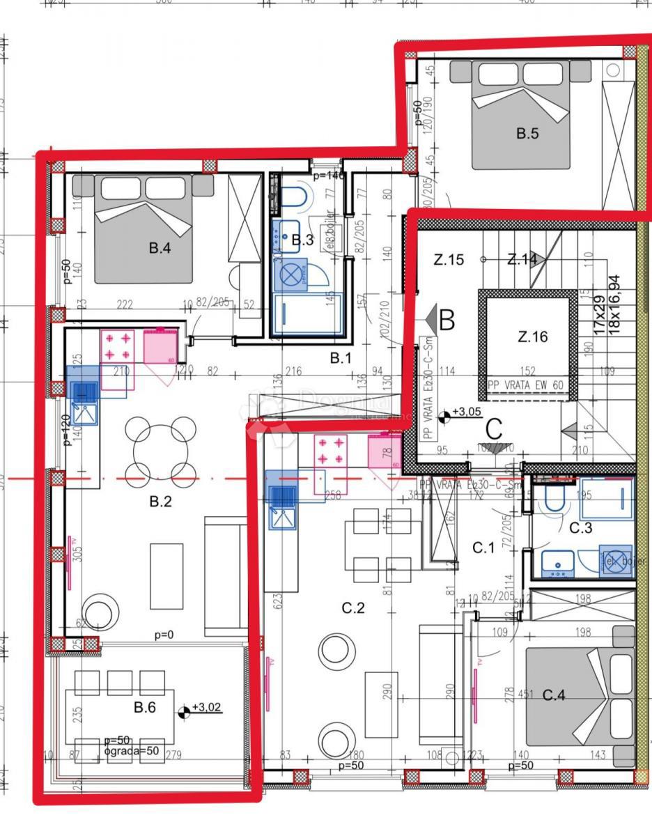 Allogio Veli vrh, Pula, 113,11m2