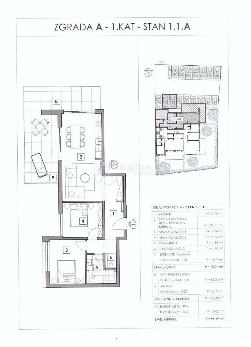Allogio Vabriga, Tar-Vabriga, Vabriga, Tar, 58,18m2