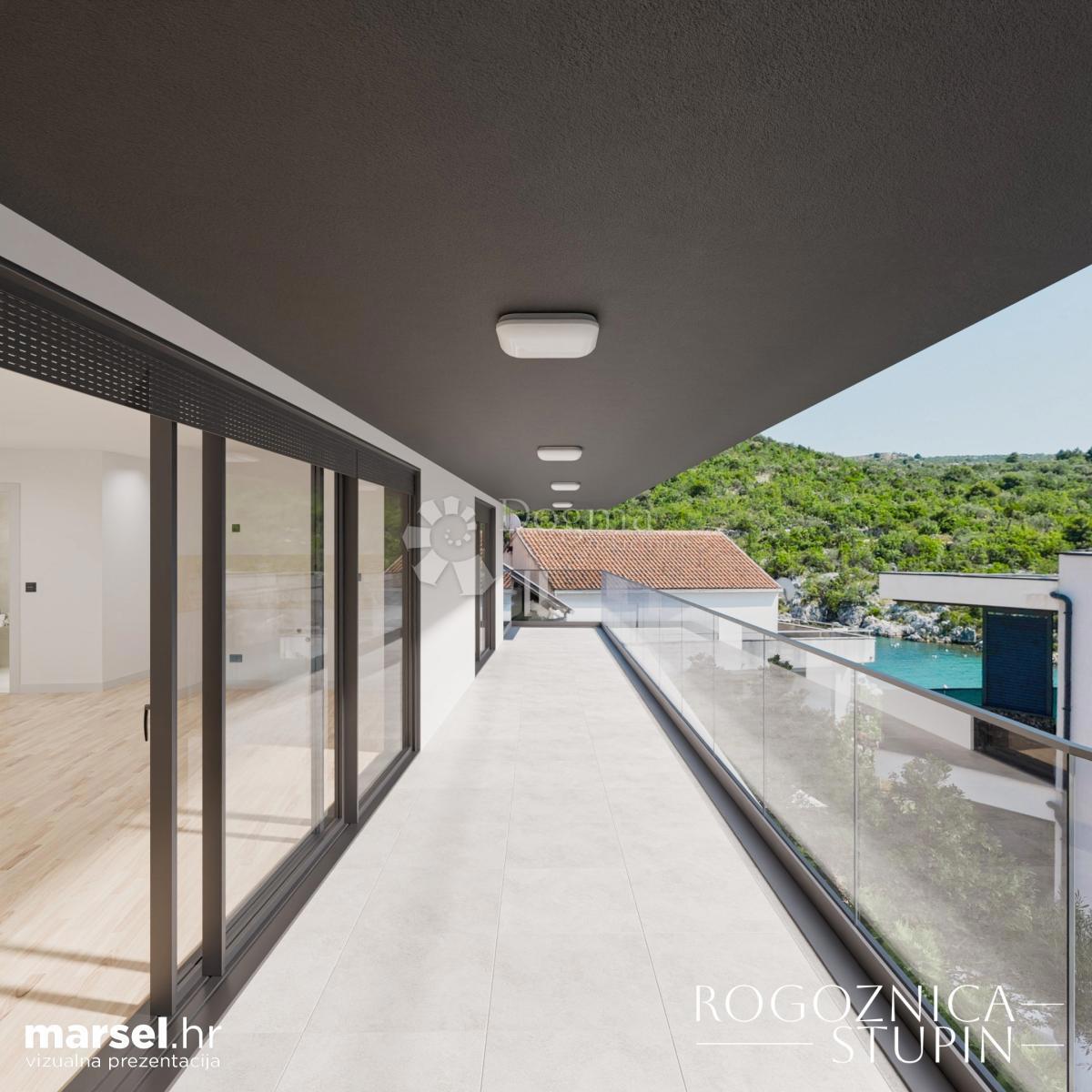 ROGOZNICA - NUOVO EDIFICIO MODERNO 2ª FILA DAL MARE