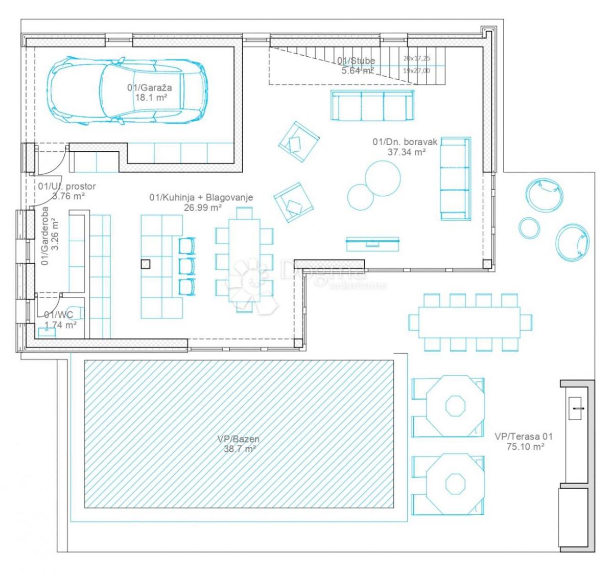 Casa Sukošan, 411m2