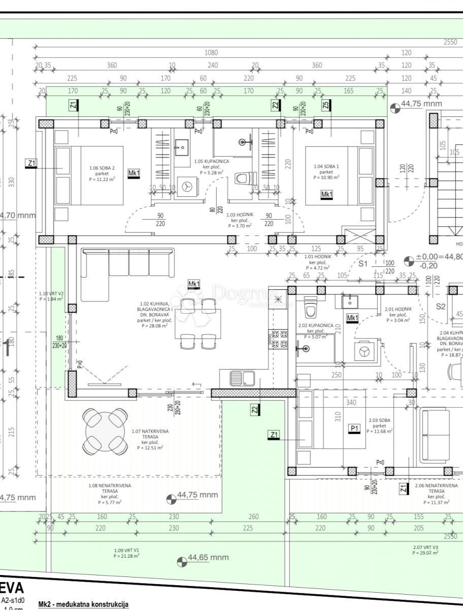 Allogio Belafuža, Zadar, 85m2