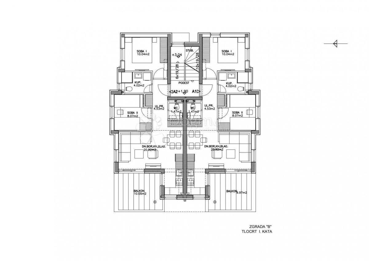 ATTICO MODERNO con vista magica, vicino al mare – Nuova costruzione sull’isola di Pag