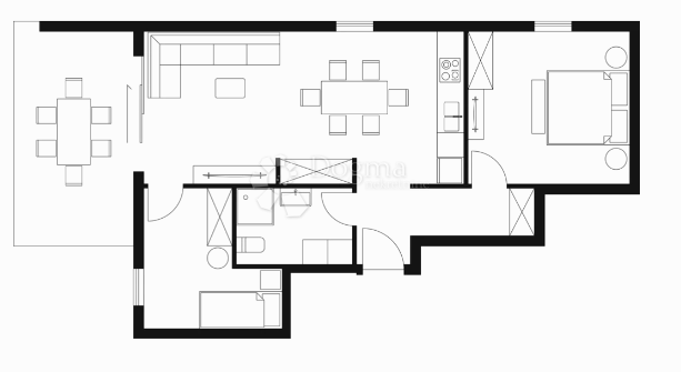 Allogio Peroj, Vodnjan, 77,60m2